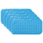 Kuber Industries Bath Mat | PVC Bathroom Mat | Shower Bath Mat | Floor Tub Mat | Bathroom Mud Mat | Anti-Skid Shower Bathroom Mat | M-YSD-35B |Pack of 5| Dark Blue